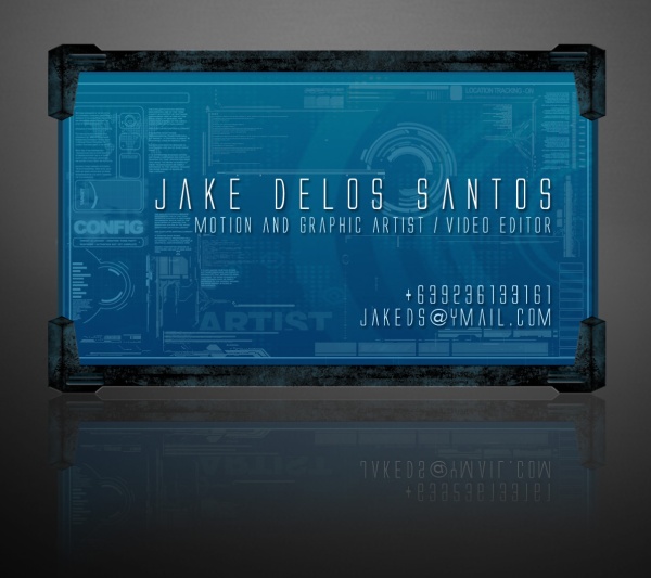 Post image for Digital Business Card Design by Jake Delos Santos