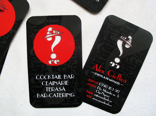 Post image for Ce Cocktail Bar’s Die Cut Business Card
