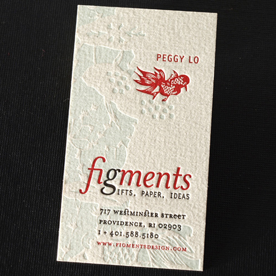 Post image for Figments’ Textured Business Card