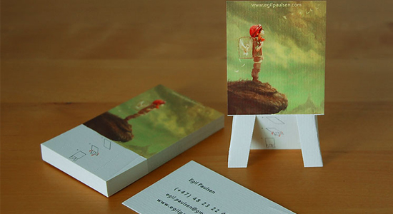 01 easel card 26个最新名片设计 design thinking  设计名片 最新名片设计 名片设计 