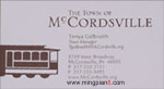 Mc CORDSVILLE