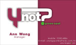 Ynot green spot Ann Wong